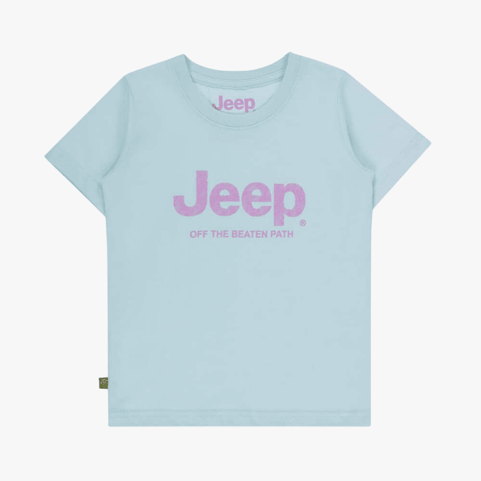 Jeep Girls Icon Logo Tee Ice Blue | Jeep