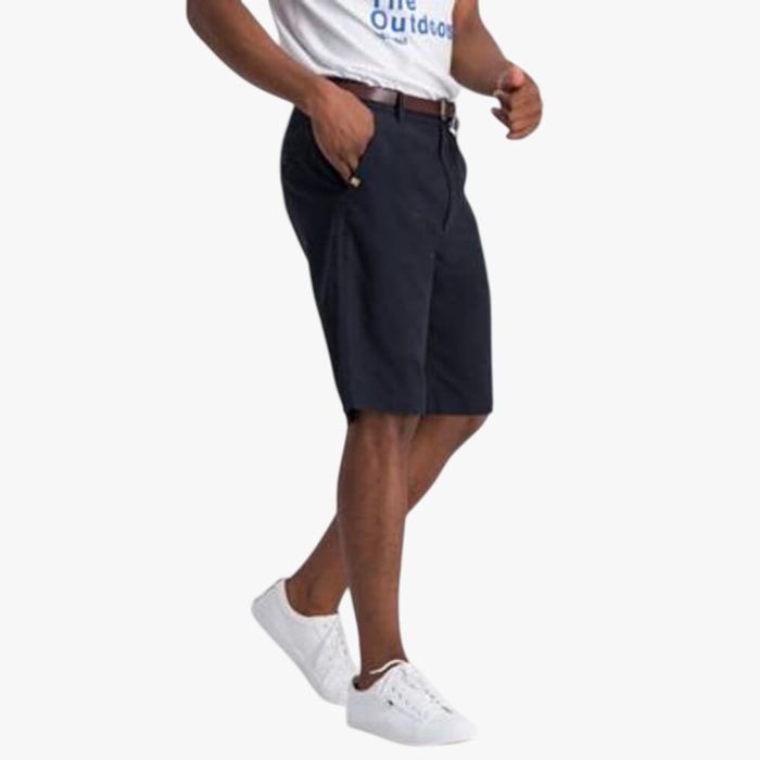 Jeep Mens 26Cm Fixed Waist Chino Shorts Dark Springs Jeep