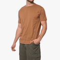 Jeep Mens Embroid Icon Short Sleeve Tee Brown | Jeep
