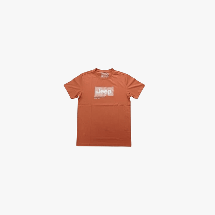 Jeep Mens Fashion Graphic Short Sleeve Tee Orange | Jeep