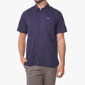 Jeep Mens Willys Short Sleeve Work Shirt Navy | Jeep