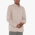 Jeep Mens Yd Check Long Sleeve Shirt Dark Camel | Jeep