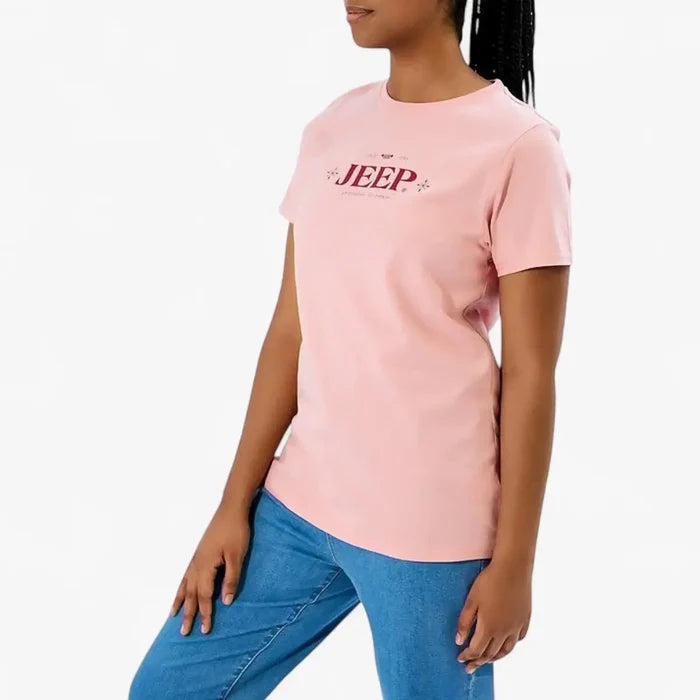 Jeep Womens Freedom To Roam Tee Mellow Rose | Jeep