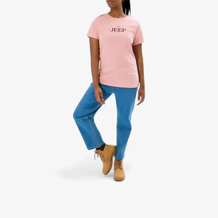 Jeep Womens Freedom To Roam Tee Mellow Rose | Jeep