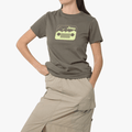 Jeep Womens Iconic Grille Short Sleev Tee Olive | Jeep