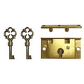 Jewelry Box Locks, 1/2 to pin - paxton hardware ltd