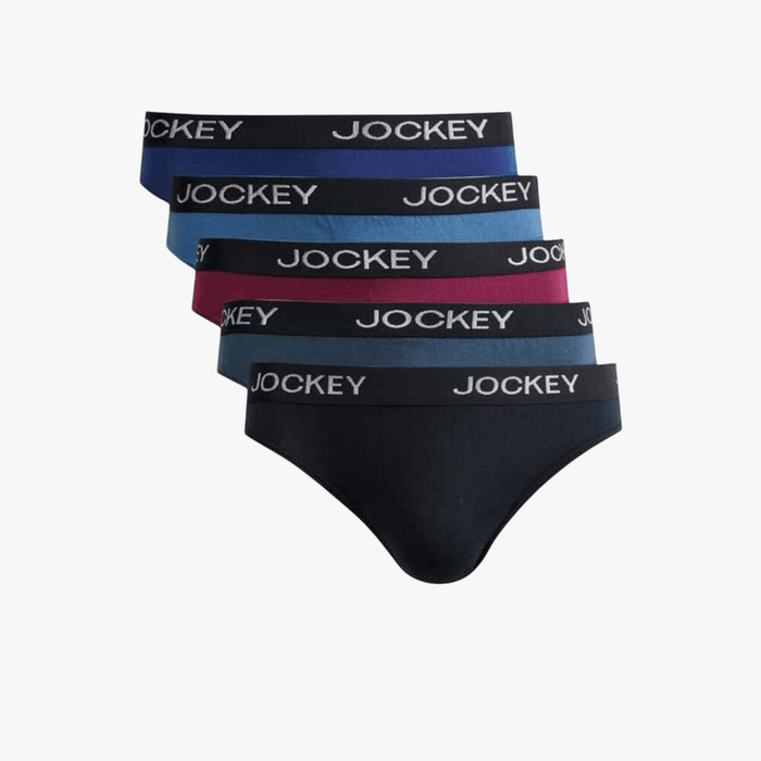 Jockey Mens Value Skants Black 5 Pack | Jockey
