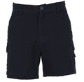 Kakiebos Mens 14Cm Fixed Waist Cargo Shorts Navy