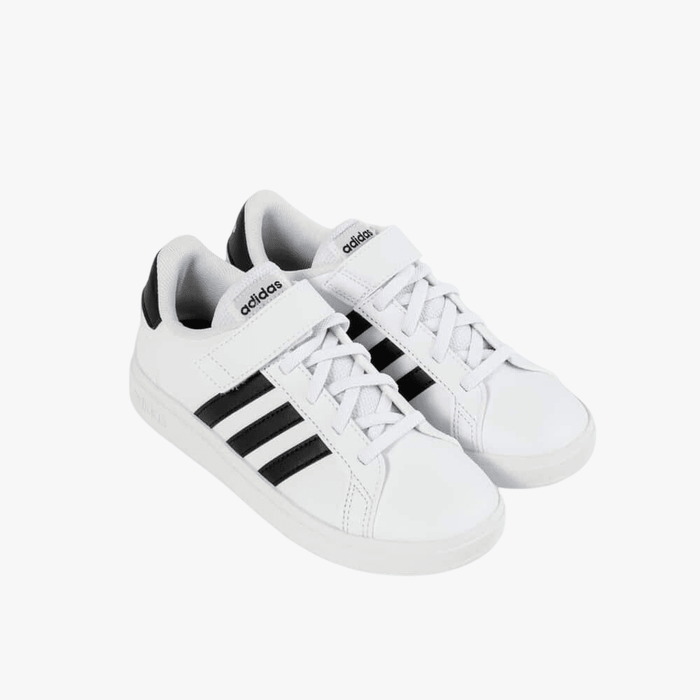 Adidas Kids Grand Court 2.0 El Sneaker White Black | Adidas