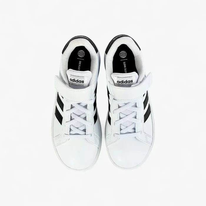 Adidas Kids Grand Court 2.0 El Sneaker White Black | Adidas