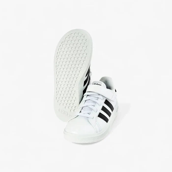 Adidas Kids Grand Court 2.0 El Sneaker White Black | Adidas