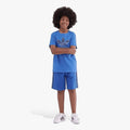 Adidas Kids Outline Tref Tee Blue Bird | Adidas