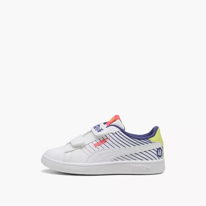 Puma Kids Smash 3.0 Sneaker Posied 2 Race V White | Puma