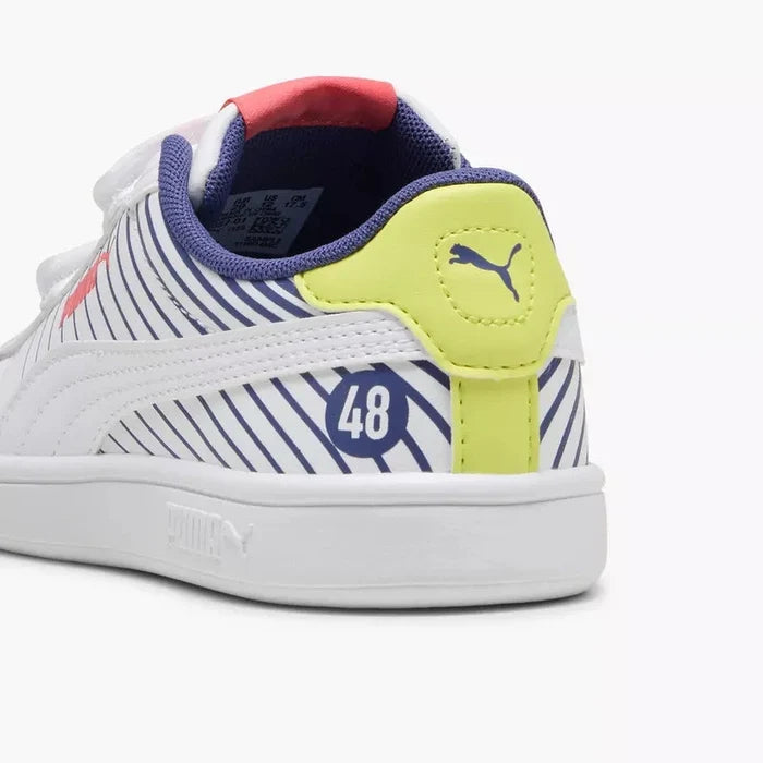 Puma Kids Smash 3.0 Sneaker Posied 2 Race V White | Puma