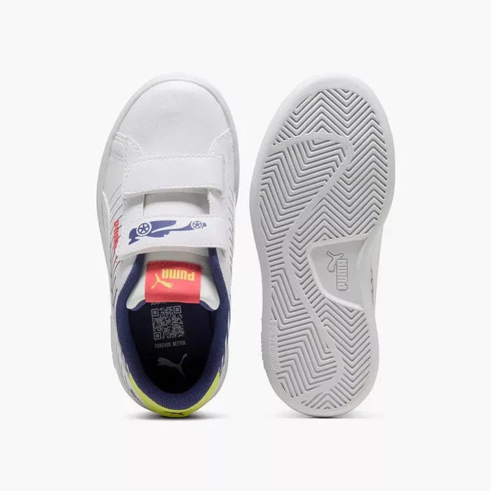 Puma Kids Smash 3.0 Sneaker Posied 2 Race V White | Puma