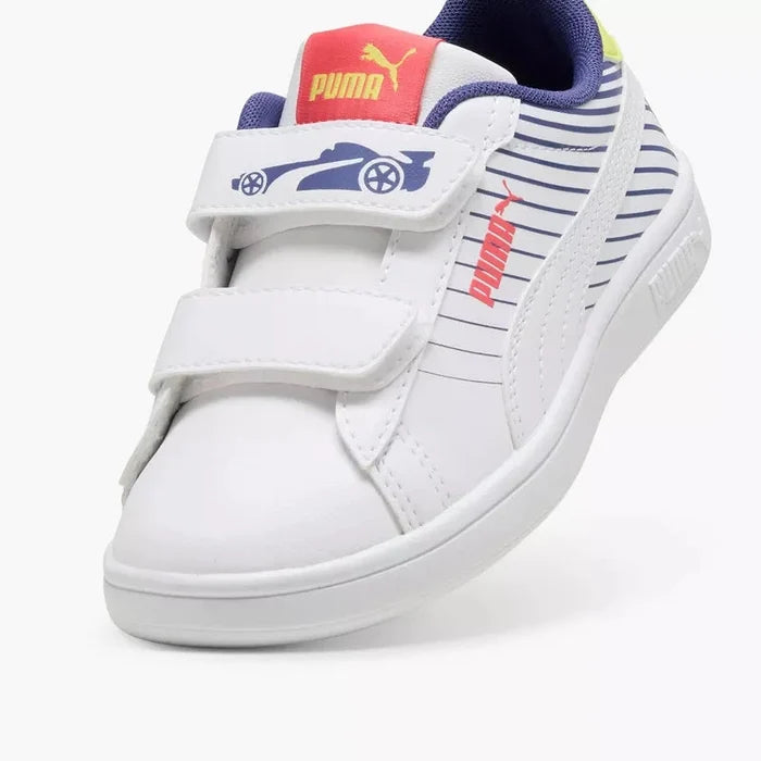Puma Kids Smash 3.0 Sneaker Posied 2 Race V White | Puma