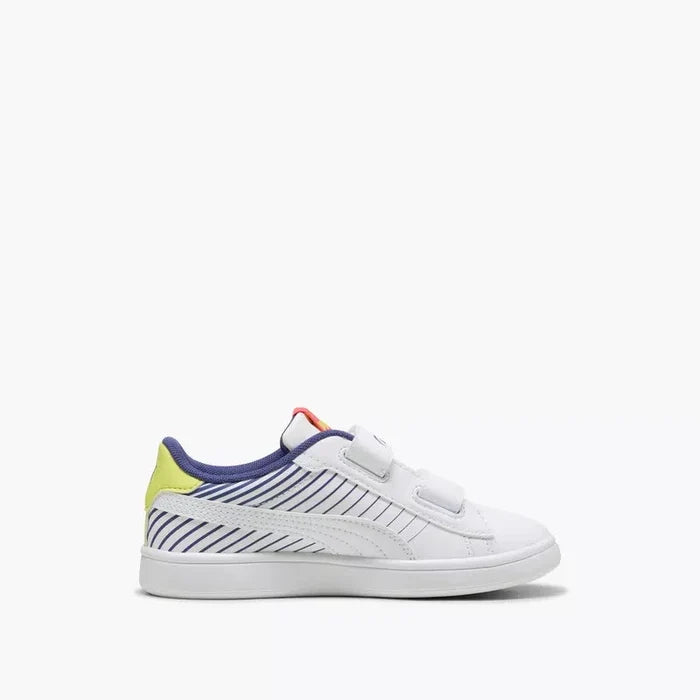 Puma Kids Smash 3.0 Sneaker Posied 2 Race V White | Puma