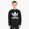 Adidas Kids Trefoil Crew Sweater Black | Adidas