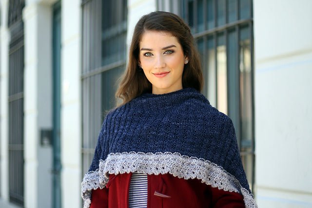 Malabrigo Koriburi Shawl Kit -69 - Pearl Ten / 36 - Pearl 87494954 | Kits at Michigan Fine Yarns