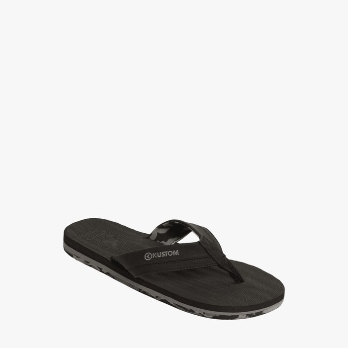 Kustom Mens Burleigh Flip Black Camo | Kustom