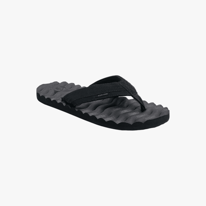Kustom Mens Hummer Iii Thong Black String All Black Kustom
