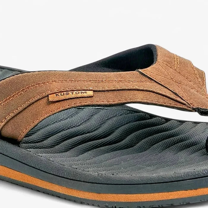 Kustom Mens Quest Sandal Chocolate | Kustom