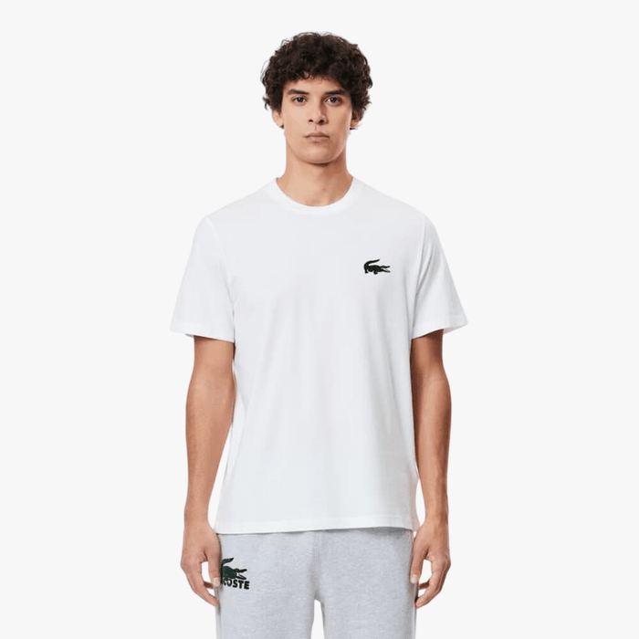 Lacoste Mens Basic Crew Neck Tee White | Lacoste
