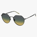 Levis Unisex Metal Frame Sunglass Black Yellow | Levis