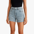 Levis Womens High Rise Shorts Stone | Levis