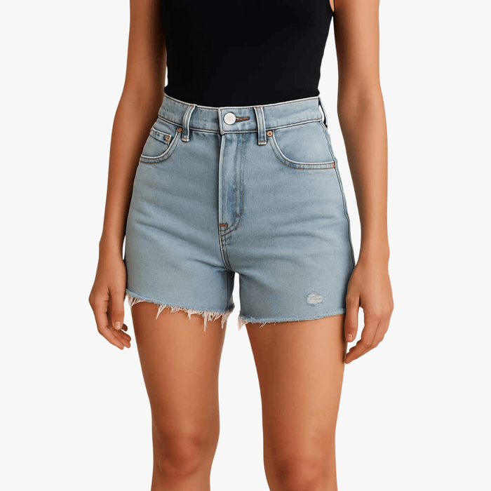 Levis Womens High Rise Shorts Stone | Levis