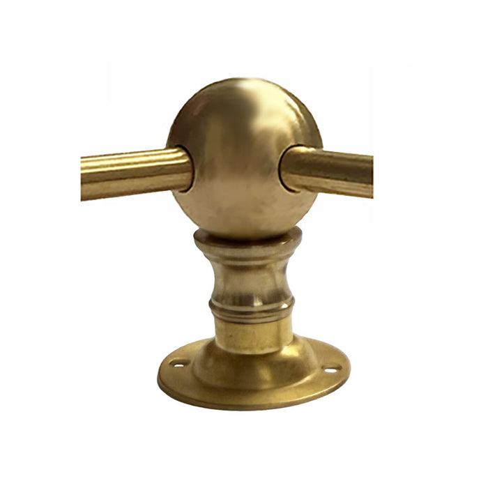 Corner Post for low 1-5/8" Tipping Rail - Paxton Hardware
