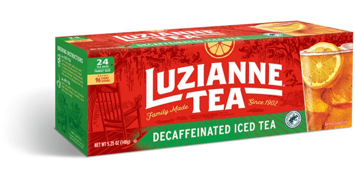 NolaCajun Luzianne Tea Decaffeinated Louisiana Decaf Sweet Tea Southern