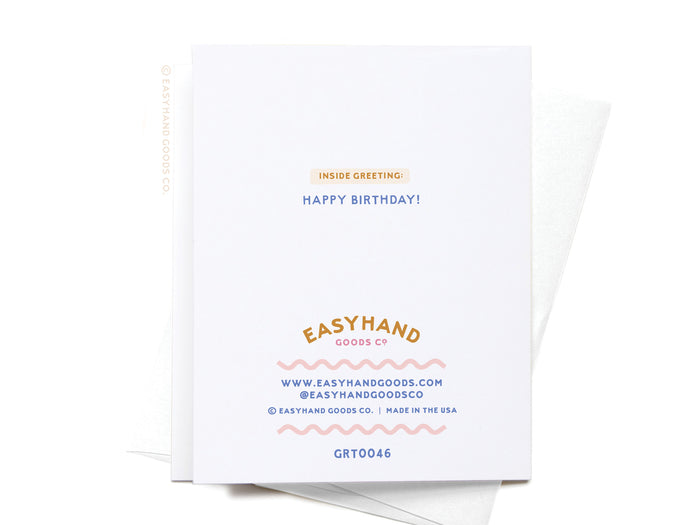 Make a Wish Birthday Candles Greeting Card - Onderkast Studio