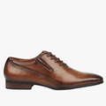 Mazerata Mens Magio 60 Wax Leather Formal Shoe Tan Mazerata