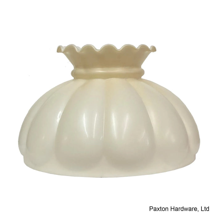 Oil Lamp Shade, Cream Melon