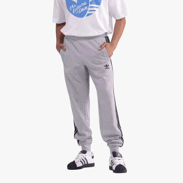 Adidas Mens 3 Stripes Joggers Pants Royal Grey | Adidas
