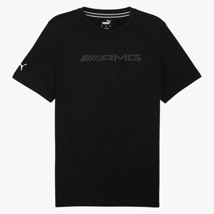 Puma Mens Amg Logo Short Sleeve Tee Black | Puma