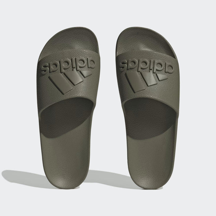 Adidas Mens Aqua Slide Olive | Adidas