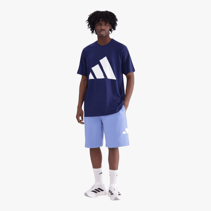 Adidas Mens Big Logo Short Sleeve Tee Dark Blue | Adidas