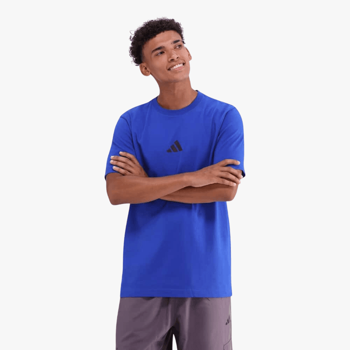 Adidas Mens Sl Sj Short Sleeve Tee Blue | Adidas