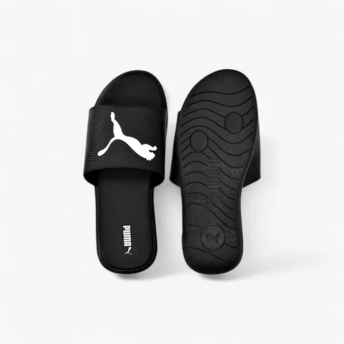 Puma Mens Sporty Embossed 2.0 Slide Black | Puma