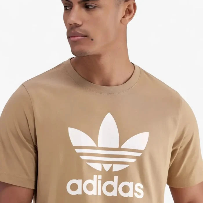 Adidas Mens Tref Short Sleeve Tee Cardboard | Adidas
