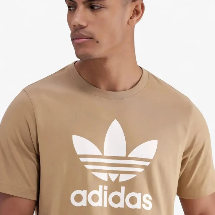 Adidas Mens Tref Short Sleeve Tee Cardboard | Adidas