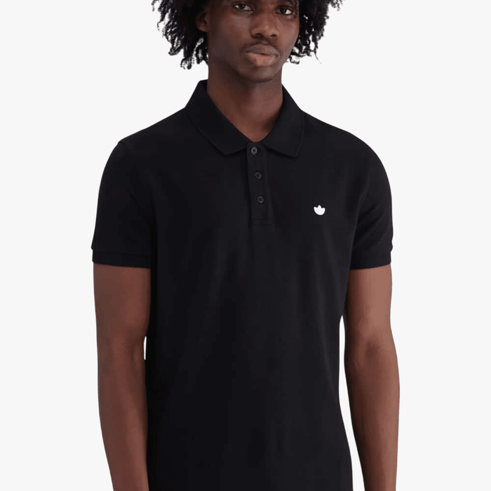 Adidas Mens Trefoil Essentials Polo Tee Black | Adidas
