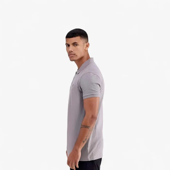 Adidas Mens Trefoil Essentials Polo Tee Grey | Adidas