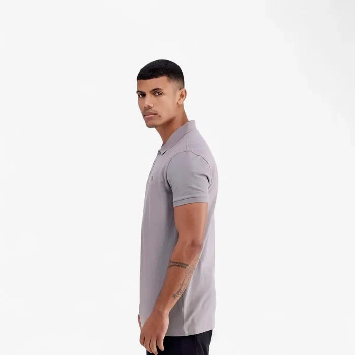 Adidas Mens Trefoil Essentials Polo Tee Grey | Adidas