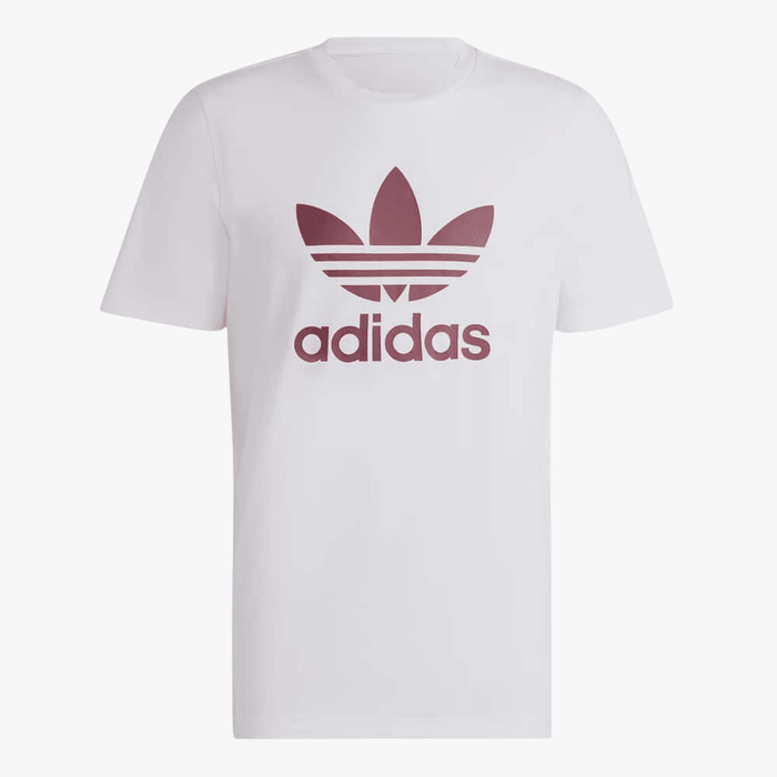 Adidas Mens Trefoil Short Sleeve Tee White | Adidas