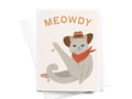 Meowdy Greeting Card - Onderkast Studio