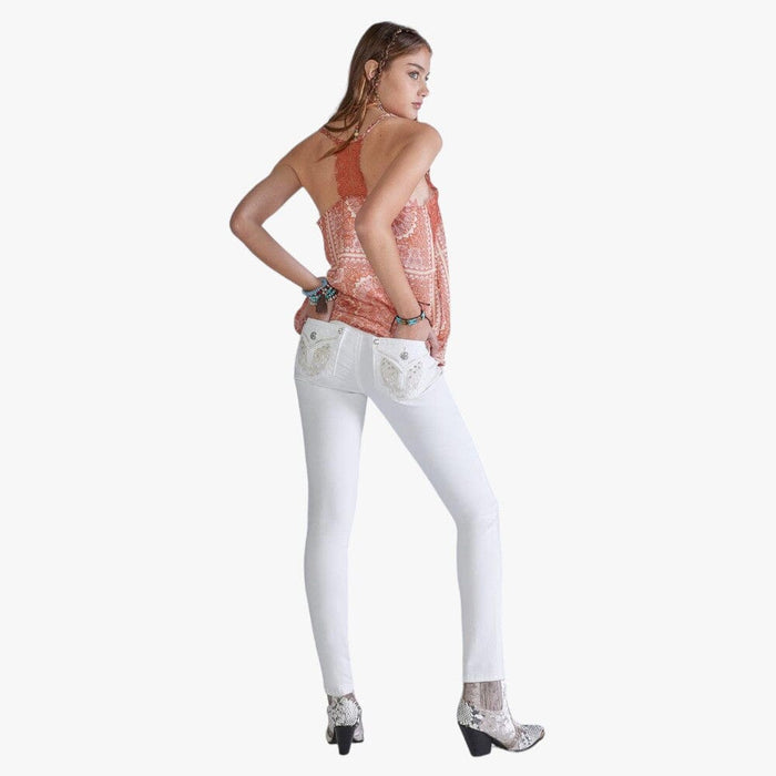 Miss Me Womens Crystal Wing Skinny Jeans Miss Me