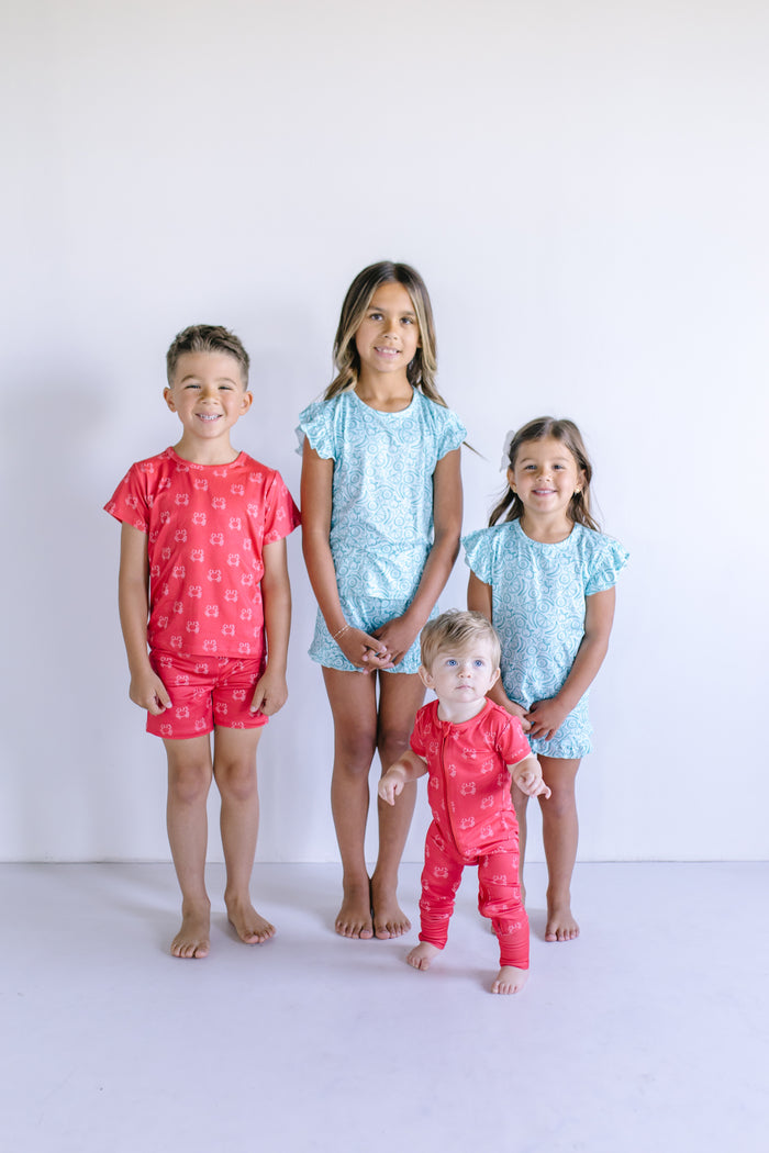 MIXED FRUITS | RUFFLE SHORT SET